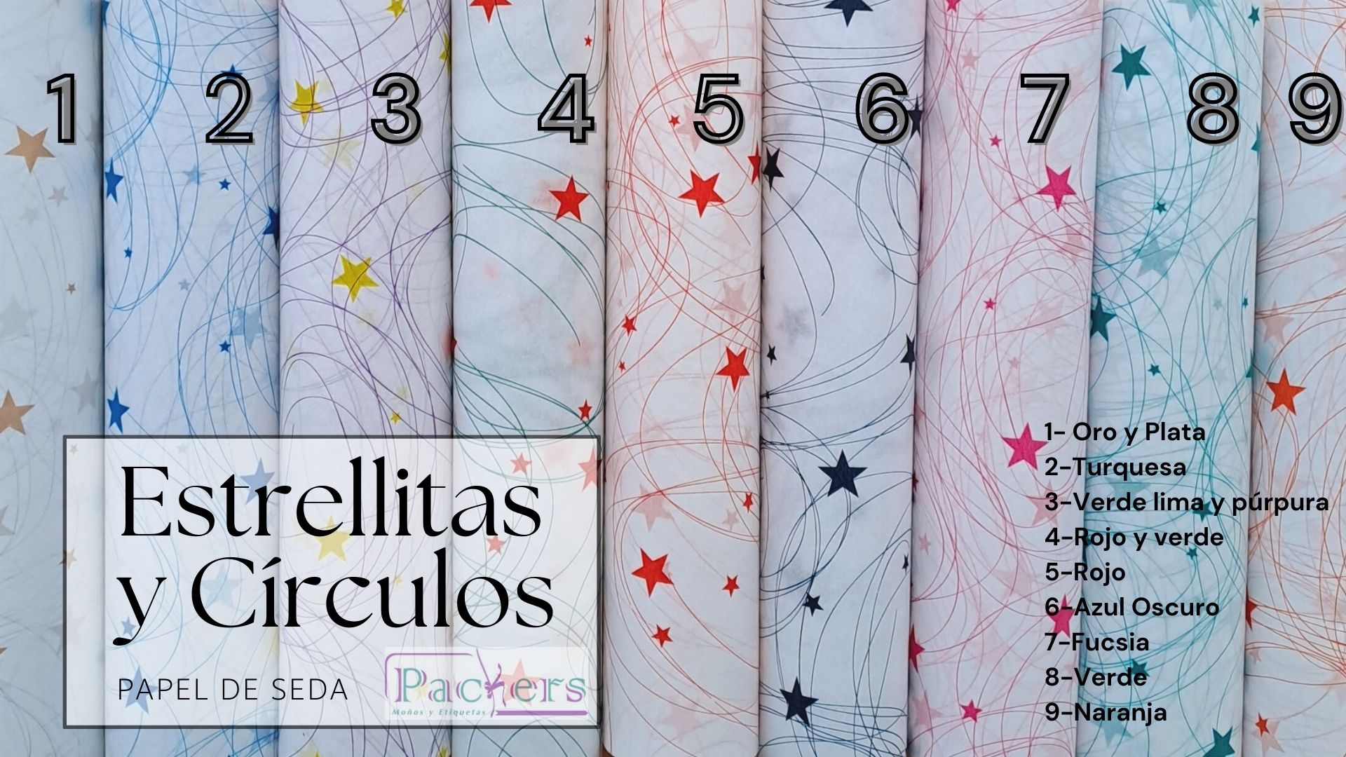 plan PAPEL SEDA ESTRELLITA Y CIRCULOS
